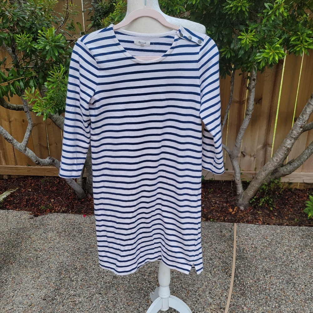 Nwot Madewell stripped dress XS